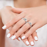 Round Cut Moissanite Engagement Ring